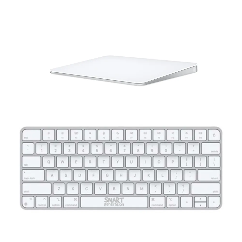 Apple Magic Trackpad + Magic Keyboard (3a generazione) Argento con batteria integrata - Ricondizionato