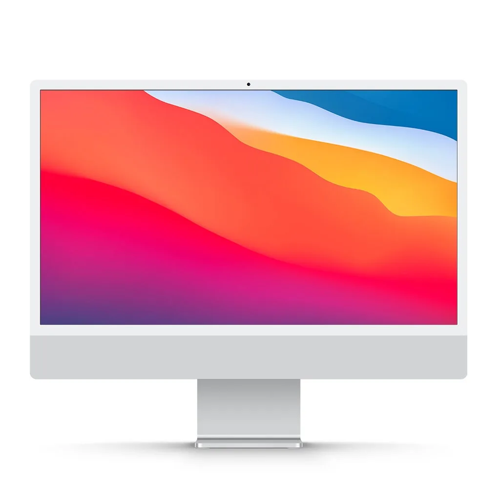 Apple iMac 24 pollici (2021) M1 8-Core, 4 porte Thunderbolt, Argento