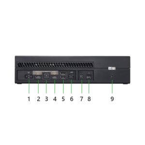 Microsoft Xbox One (Nero, 500GB) Ricondizionato - Con accessori - Buono 9 XBOX ONE REAR - Refurbis