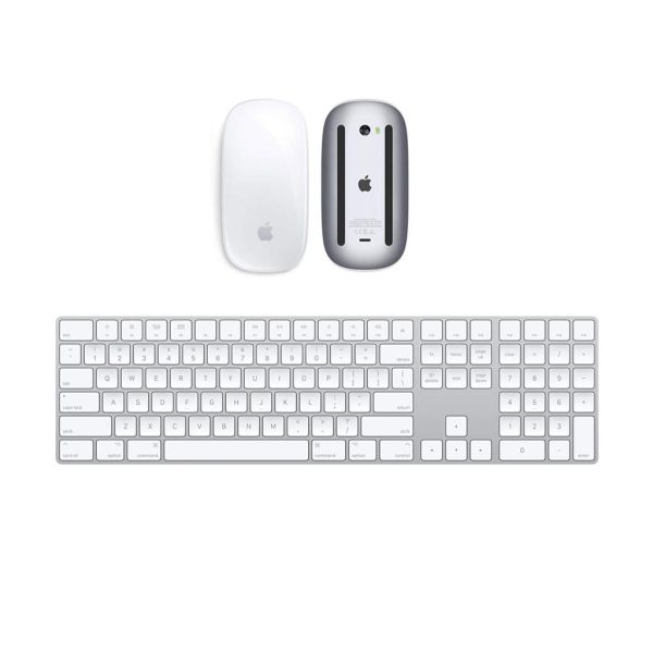 Apple Magic Mouse 2 + Magic Keyboard 2 estesa con pad numerico con batteria integrata (Ricondizionato)