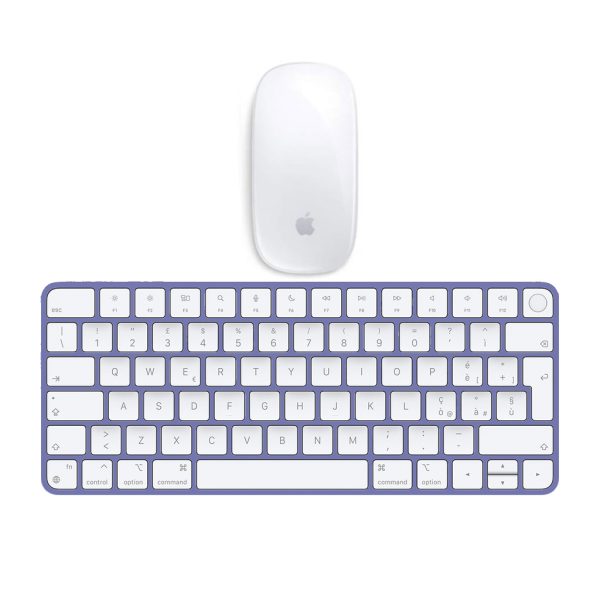 Apple Magic Mouse + Magic Keyboard con Touch ID Blu con batteria integrata (Ricondizionato)