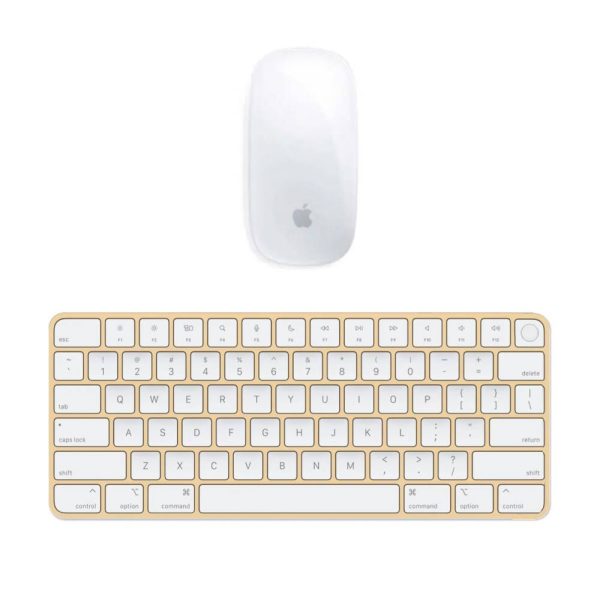 apple magic mouse magic keyboard con touch id arancione con batteria integrata ricondizionato 163132 - Refurbis