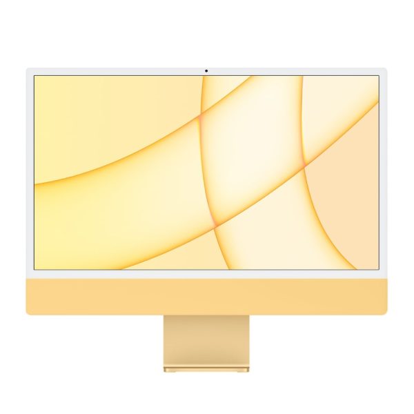 Apple iMac (24 pollici, M1 8-Core, 4 porte Thunderbolt, 2021) Ricondizionato - Giallo