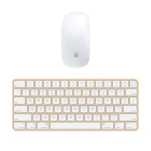 Apple Magic Mouse + Magic Keyboard con Touch ID Giallo con batteria integrata (Ricondizionato) - Italiano - Eccellente