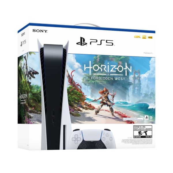 Sony PlayStation 5 Standard Edition Disc 825GB + Horizon Forbidden West (Nuovo, Bundle)