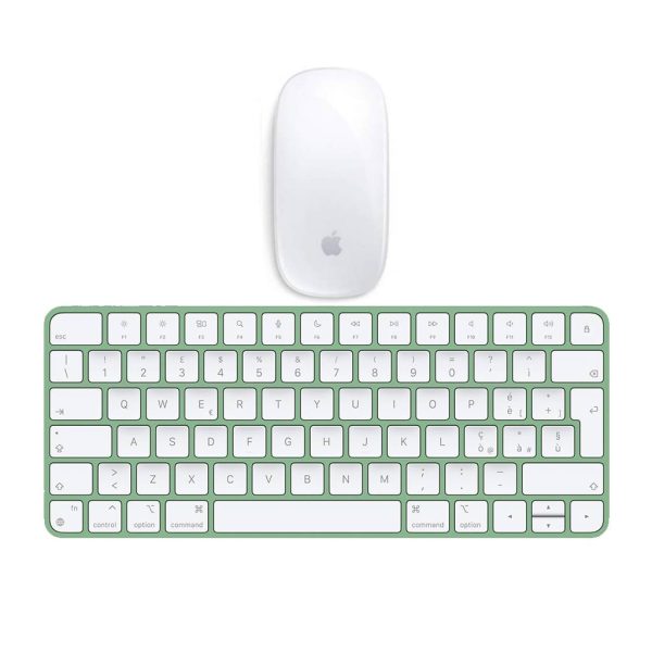 Apple Magic Mouse + Magic Keyboard Verde con batteria integrata (Ricondizionato)