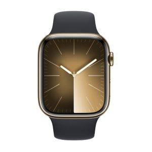 Apple Watch Series 8 (2022) Acciaio inossidabile, 41mm, Oro - GPS + Cellular - Eccellente 6 WATCH SERIES 7 8 9 ACCIAIO ORO FRONT 9 - Refurbis