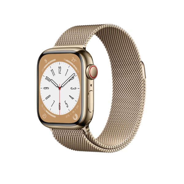 Apple Watch (Series 8, Acciaio, 41mm) Ricondizionato - Oro