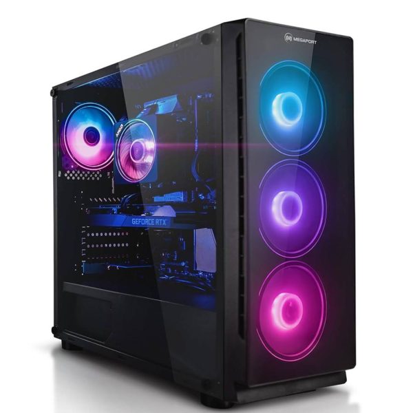 PC Gaming assemblato (Ryzen 7 8-Core, 16GB RAM, 1.25TB SSHD, RTX 3070 8GB) - Windows 11