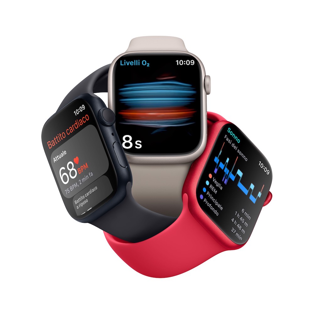 Apple Watch Series 8 (2022) 45mm, Galassia - GPS - Eccellente 4 Apple Watch Series 8 (2022) 45mm, Galassia - GPS - Eccellente - Image 3