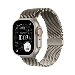 Apple Watch Ultra 3 (2025) 49mm, con cinturino in maglia milanese Titanio - GPS + Cellular - Eccellente
