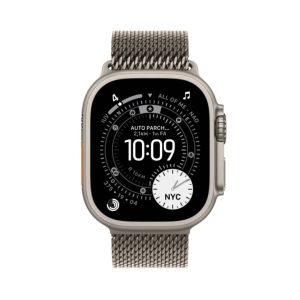 Apple Watch Ultra 3 (2025) 49mm, con cinturino in maglia milanese Titanio - GPS + Cellular - Eccellente 7 WATCH ULTRA 3 MILANESE LOOP TITANIO FRONT - Refurbis