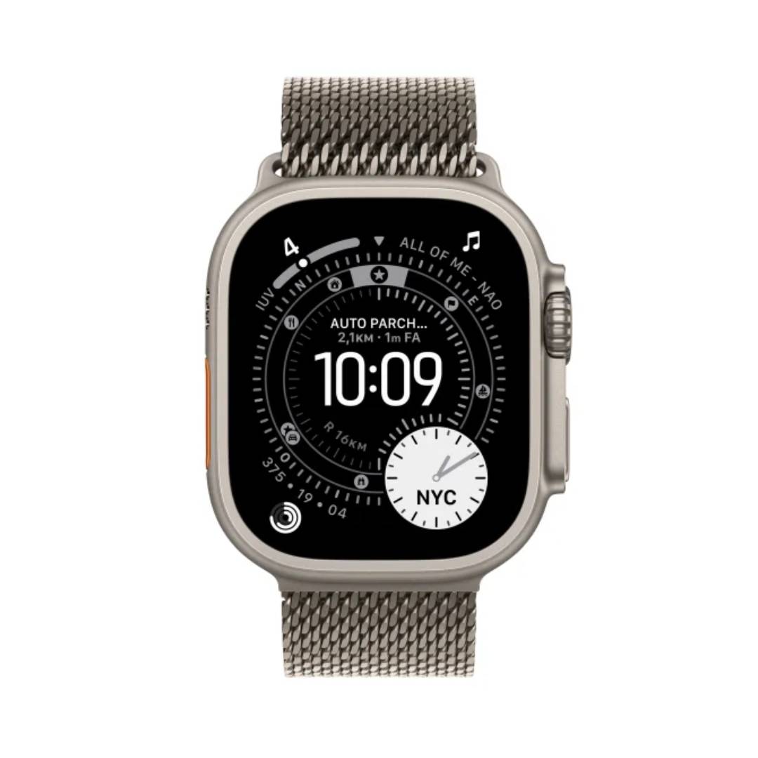 Apple Watch Ultra 3 (2025) 49mm, con cinturino in maglia milanese Titanio - GPS + Cellular - Eccellente 4 Apple Watch Ultra 3 (2025) 49mm, con cinturino in maglia milanese Titanio - GPS + Cellular - Eccellente - Image 2